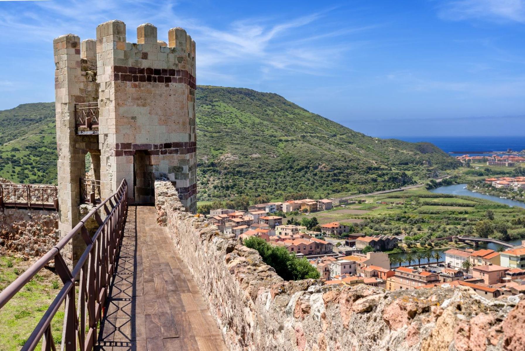 La Dama Del Castello Hotell Bosa Exteriör bild